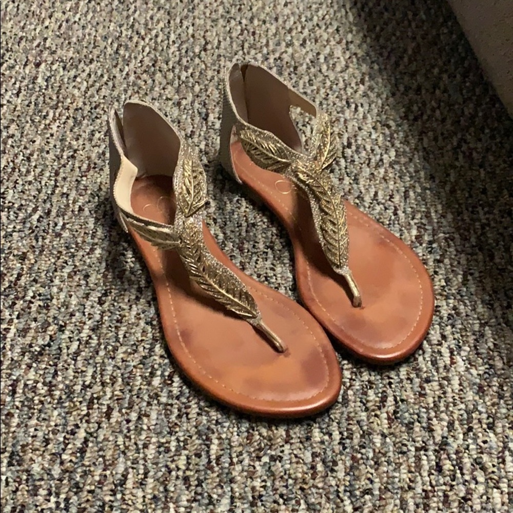 Gold Sandals